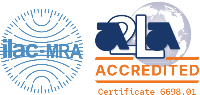 ilac-MRA a2la accredited lab